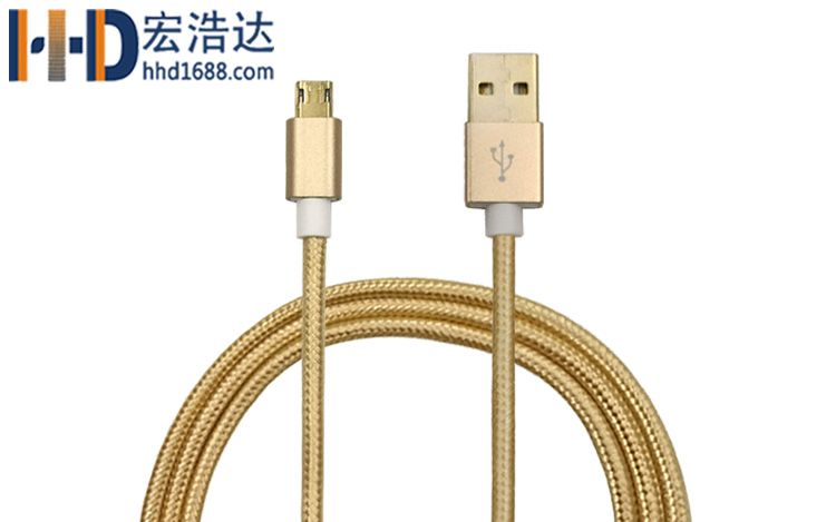 宏浩達(dá)數(shù)據(jù)線工廠雙面插安卓數(shù)據(jù)線micro USB充電線鋁合金尼龍線 宏浩達(dá)數(shù)據(jù)線工廠雙面插安卓數(shù)據(jù)線micro USB充電線鋁合金尼龍線